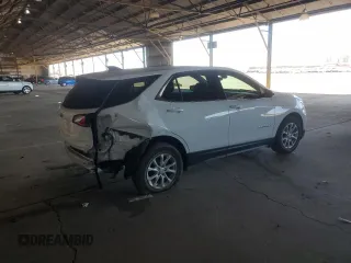 2020 Chevrolet Equinox LT with VIN 2GNAXJEV9L6174520, listed as a Copart auction lot 60227155 with 58,057 mi miles and Salvage title. Bid and sale history available at DreamBid. Image 3.