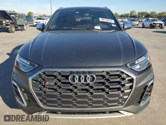 2022 Audi SQ5 Premium with VIN WA1A4AFYXN2102097, listed as a Copart auction lot 80156244 with 20,458 mi miles and Salvage Title. Bid and sale history available at DreamBid. Image 5.