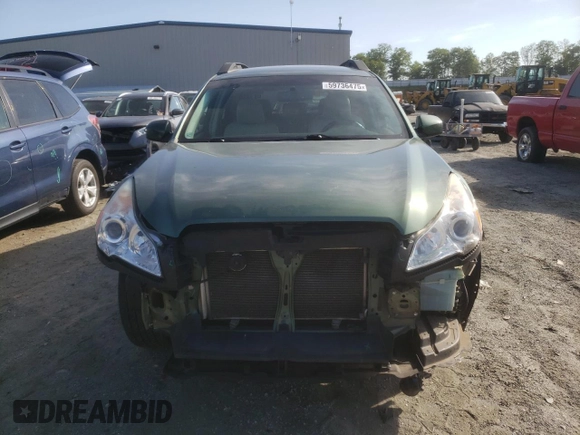2012 Subaru Outback Prem with VIN 4S4BRCCC5C3271611, listed as a Copart auction lot 59736475 with 107,164 mi miles and Salvage title. Bid and sale history available at DreamBid. Image 5.