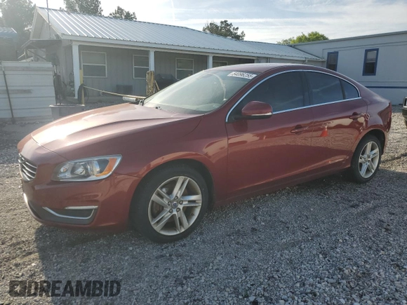 2015 Volvo S60 T5 Premier with VIN YV1612TK9F1343273, listed as a Copart auction lot 54096255 with 109,724 mi miles and Clean title. Bid and sale history available at DreamBid. Image 1.