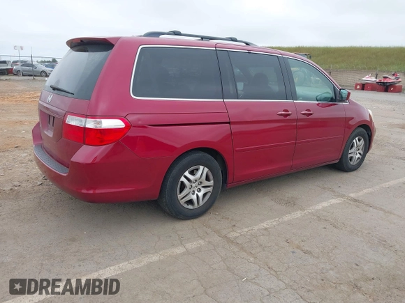 2006 Honda Odyssey EX-L with VIN 5FNRL38696B408404, listed as a IAAI auction lot 42081782 with 229,835 mi miles. Bid and sale history available at carsss.com. Image 4.