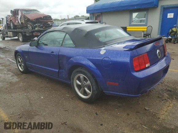 2005 Ford Mustang GT Deluxe with VIN 1ZVHT85H055196732, listed as a Copart auction lot 55848375 with 148,083 mi miles and Salvage Title. Bid and sale history available at DreamBid. Image 2.
