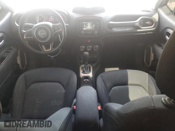 2017 Jeep Renegade Altitude with VIN ZACCJBBB5HPF33696, listed as a Copart auction lot 58428425 with 109,230 mi miles and Salvage title. Bid and sale history available at DreamBid. Image 8.