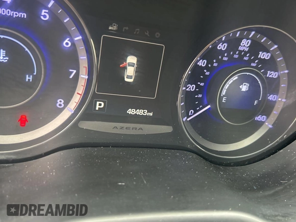 2016 Hyundai Azera с VIN KMHFG4JG4GA519447, выставлен на аукционе Copart как лот 56961515 с пробегом 48 483 миль миль и Чистый • Clean title. История ставок и продаж доступна на DreamBid. Изображение 8.