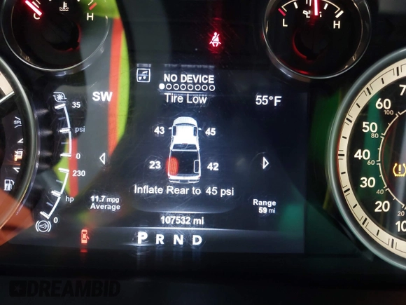 2017 Ram 2500 Laramie with VIN 3C6UR5FL8HG759368, listed as a IAAI auction lot 41215588 with 107,532 mi miles. Bid and sale history available at carsss.com. Image 7.