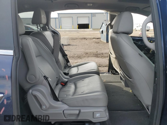 2022 Honda Odyssey EX-L with VIN 5FNRL6H71NB021161, listed as a Copart auction lot 47082215 with 63,510 mi miles and Salvage Title. Bid and sale history available at DreamBid. Image 11.