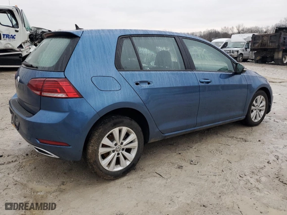 2021 Volkswagen Golf TSI with VIN 3VWG57AU1MM000955, listed as a Copart auction lot 40842044 with 64,962 mi miles and Non Repairable. Bid and sale history available at carsss.com. Image 3.