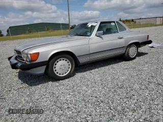 1986 Mercedes-Benz 560 with VIN WDBBA48D9GA037751, listed as a Copart auction lot 54861415 with 86,212 mi miles and Clean Title. Bid and sale history available at carsss.com. Image 1.