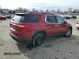 2020 Chevrolet Traverse LT Cloth with VIN 1GNERGKW7LJ198829, listed as a Copart auction lot 47864175 with 73,707 mi miles and Salvage Title. Bid and sale history available at carsss.com. Image 3.
