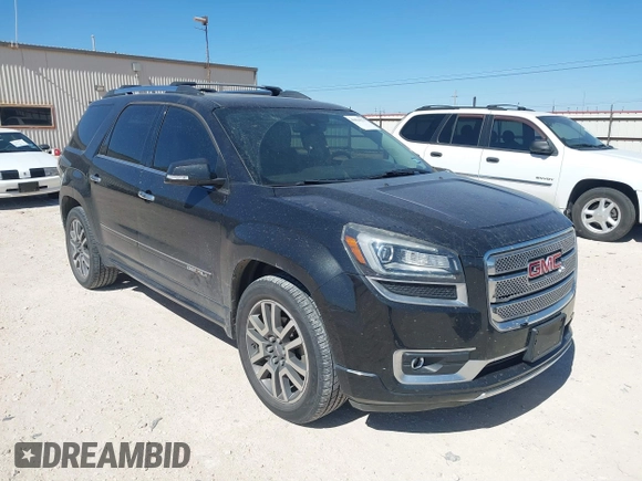 2014 GMC Acadia Denali with VIN 1GKKRTKD1EJ158482, listed as a IAAI auction lot 41826579 with 167,043 mi miles. Bid and sale history available at carsss.com. Image 1.