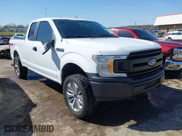 2018 Ford F-150 XL with VIN 1FTFX1E50JKD54316, listed as a IAAI auction lot 41994745 with 210,156 mi miles and . Bid and sale history available at DreamBid. Image 1.