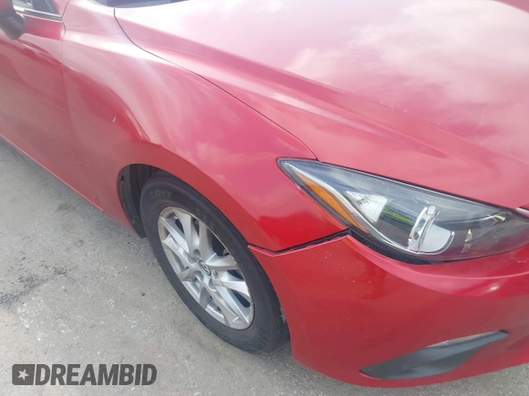 2014 Mazda Mazda3 i Touring with VIN JM1BM1L78E1100263, listed as a IAAI auction lot 41941156 with 158,888 mi miles. Bid and sale history available at carsss.com. Image 6.