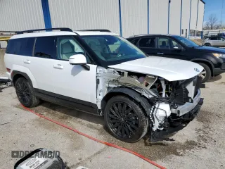 2025 Hyundai Santa Fe Calligraphy z VIN 5NMP54GL8SH116265, wystawiony jako Copart lot #49860135 z przebiegiem 1 089 mil mil oraz Szkoda całkowita • Salvage title. Historia ofert i sprzedaży dostępna na DreamBid. Obrazek 4.