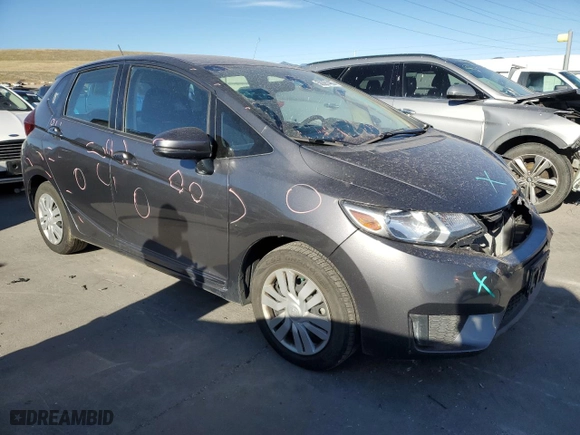 2017 Honda Fit LX with VIN JHMGK5H50HS006403, listed as a Copart auction lot 50391485 with 43,136 mi miles and Salvage Title. Bid and sale history available at carsss.com. Image 4.
