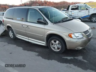 2005 Dodge Caravan SXT with VIN 2D4GP44L55R596566, listed as a IAAI auction lot 41052753 with 109,031 mi miles. Bid and sale history available at carsss.com. Image 1.