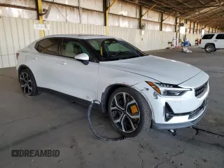 2021 Polestar 2 Launch Edition with VIN LPSED3KAXML017628, listed as a Copart auction lot 74394774 with 21,622 mi miles and Salvage Title. Bid and sale history available at carsss.com. Image 4.
