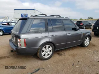 2005 Land Rover Range Rover HSE with VIN SALME11455A194805, listed as a Copart auction lot 63635744 with 160,951 mi miles and Clean title. Bid and sale history available at DreamBid. Image 3.