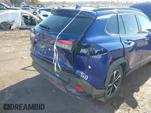 2024 Toyota Corolla Cross Hybrid S with VIN 7MUFBABG7RV021934, listed as a IAAI auction lot 41171470 with 5,000 mi miles and . Bid and sale history available at DreamBid. Image 6.