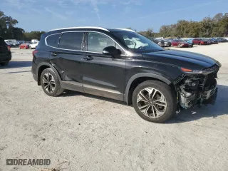 2019 Hyundai Santa Fe Limited with VIN 5NMS53AA2KH124888, listed as a Copart auction lot 47718135 with 98,030 mi miles and Salvage Title. Bid and sale history available at carsss.com. Image 4.