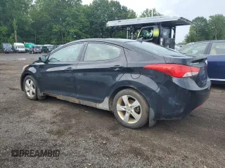 2013 Hyundai Elantra GLS with VIN 5NPDH4AE2DH342165, listed as a Copart auction lot 64642645 with 118,753 mi miles and Clean title. Bid and sale history available at DreamBid. Image 2.