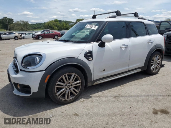 2019 MINI Countryman Cooper with VIN WMZYV5C51K3F58680, listed as a Copart auction lot 67230974 with 58,029 mi miles and Salvage Title. Bid and sale history available at carsss.com. Image 1.