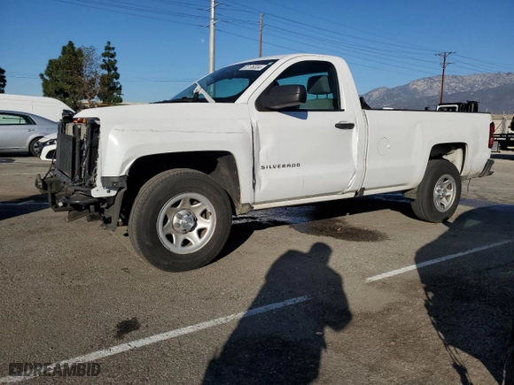 2018 Chevrolet Silverado 1500 LS with VIN 1GCNCNEHXJZ210143, listed as a Copart auction lot 81136304 with 52,197 mi miles and Salvage Title. Bid and sale history available at carsss.com. Image 1.