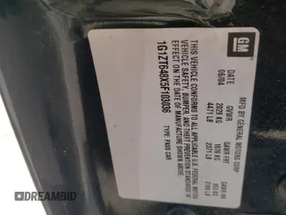 2005 Chevrolet Malibu Maxx LS z VIN 1G1ZT648X5F103036, wystawiony jako Copart lot #56316075 z przebiegiem 153 234 mil mil oraz Szkoda całkowita • Salvage title. Historia ofert i sprzedaży dostępna na DreamBid. Obrazek 12.