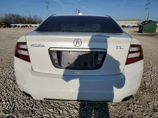 2007 Acura TL with VIN 19UUA66257A029364, listed as a Copart auction lot 52502075 with 134,485 mi miles and Salvage Title. Bid and sale history available at carsss.com. Image 6.
