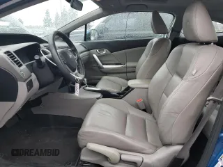 2012 Honda Civic Cpe EX-L with VIN 2HGFG3B11CH539869, listed as a Copart auction lot 48729725 with 89,909 mi miles and Salvage Title. Bid and sale history available at carsss.com. Image 7.