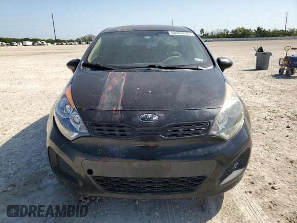 2013 Kia Rio LX with VIN KNADM5A36D6204815, listed as a Copart auction lot 52963475 with 96,880 mi miles and Clean Title. Bid and sale history available at carsss.com. Image 5.