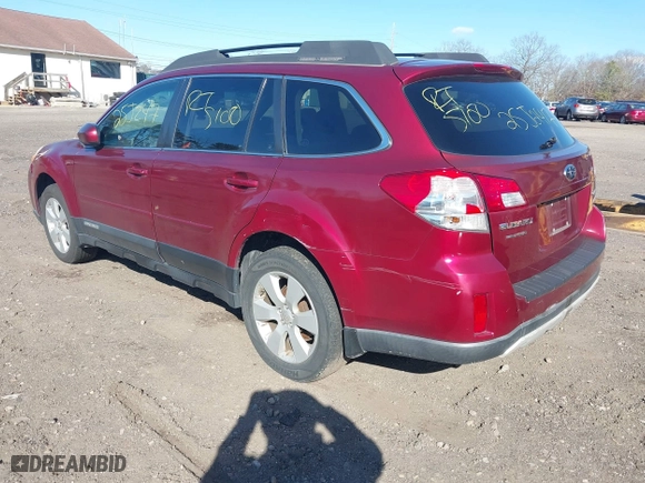 2012 Subaru Outback 2.5i Prem with VIN 4S4BRBGC7C3236184, listed as a IAAI auction lot 41757763 with 999,999 mi miles. Bid and sale history available at carsss.com. Image 3.