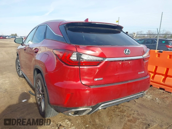 2016 Lexus RX 350 with VIN 2T2BZMCA5GC018063, listed as a IAAI auction lot 41850189 with 122,120 mi miles and . Bid and sale history available at DreamBid. Image 3.