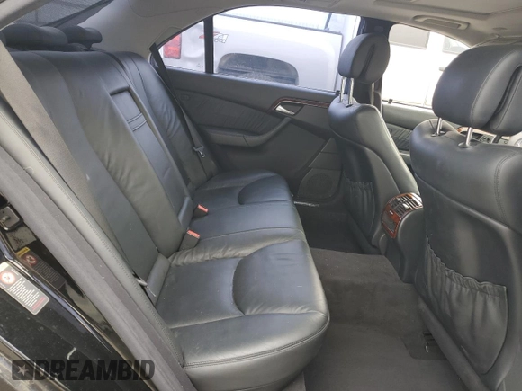 2003 Mercedes-Benz S-Class 5.0L with VIN WDBNG75J83A326783, listed as a Copart auction lot 81931274 with 242,197 mi miles and Clean Title. Bid and sale history available at carsss.com. Image 10.