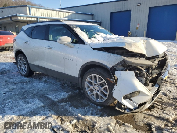 2023 Chevrolet Blazer LT with VIN 3GNKBJRS3PS101492, listed as a Copart auction lot 88946285 with 9,918 mi miles and Salvage title. Bid and sale history available at DreamBid. Image 4.