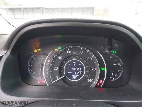2015 Honda CR-V EX with VIN 2HKRM3H53FH534991, listed as a IAAI auction lot 41734356 with 83,187 mi miles. Bid and sale history available at carsss.com. Image 7.