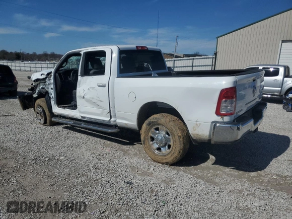 2021 Ram 2500 Big Horn with VIN 3C6UR5DL6MG509091, listed as a Copart auction lot 46130195 with 93,038 mi miles and Salvage title. Bid and sale history available at DreamBid. Image 2.