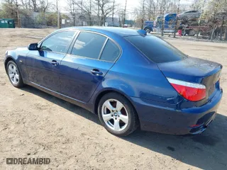 2008 BMW 5 Series 528xi with VIN WBANV13548CZ51328, listed as a IAAI auction lot 42010457 with 128,202 mi miles. Bid and sale history available at carsss.com. Image 3.