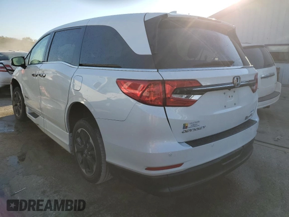 2022 Honda Odyssey Elite z VIN 5FNRL6H98NB022728, wystawiony jako Copart lot #76936234 z przebiegiem 17 342 mil mil oraz Szkoda całkowita • Salvage title. Historia ofert i sprzedaży dostępna na DreamBid. Obrazek 2.