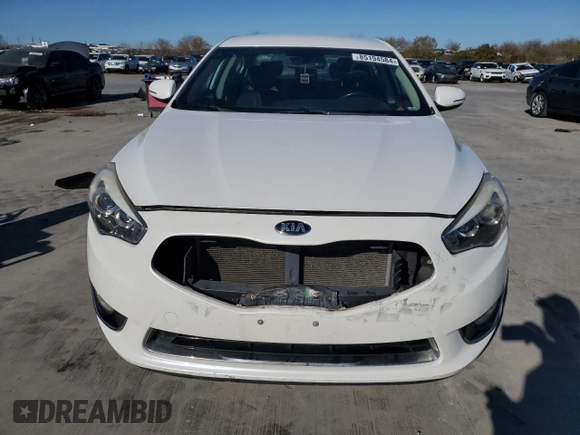 2016 Kia Cadenza Premium with VIN KNALN4D72G5216455, listed as a Copart auction lot 85194584 with 105,881 mi miles and Salvage Title. Bid and sale history available at carsss.com. Image 5.