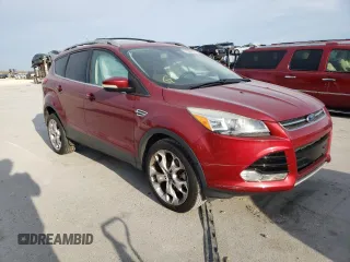 2015 Ford Escape Titanium with VIN 1FMCU9J99FUC64012, listed as a Copart auction lot 41881695 with 110,899 mi miles and Salvage Title. Bid and sale history available at DreamBid. Image 4.