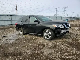 2019 Nissan Pathfinder S with VIN 5N1DR2MM5KC599006, listed as a Copart auction lot 44406955 with 89,593 mi miles and Salvage Title. Bid and sale history available at carsss.com. Image 11.