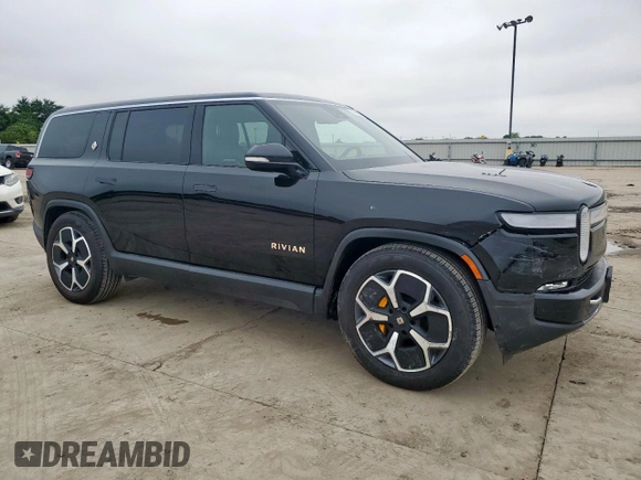 2024 Rivian R1S Adventure z VIN 7PDSGABAXRN035556, wystawiony jako Copart lot #59114065 z przebiegiem 9119 mil mil oraz Szkody całkowita. Historia ofert i sprzedaży dostępna na DreamBid. Obrazek 4.