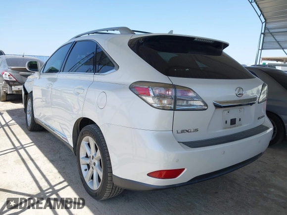 2011 Lexus RX 350 with VIN 2T2ZK1BA3BC062431, listed as a IAAI auction lot 41830116 with 163,504 mi miles and . Bid and sale history available at DreamBid. Image 3.
