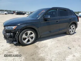 2021 Audi Q5 Premium Plus z VIN WA1BAAFYXM2032936, wystawiony jako Copart lot #56504995 z przebiegiem Nie podano mil oraz Szkoda całkowita • Salvage title. Historia ofert i sprzedaży dostępna na DreamBid. Obrazek 1.