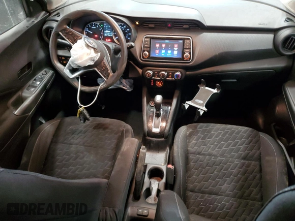 2021 Nissan Kicks S z VIN 3N1CP5BV5ML549901, wystawiony jako Copart lot #58055175 z przebiegiem 67 273 mil mil oraz Szkoda całkowita • Salvage title. Historia ofert i sprzedaży dostępna na DreamBid. Obrazek 8.