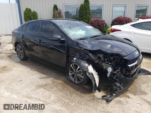 2024 Kia Forte LXS with VIN 3KPF24AD5RE698431, listed as a Copart auction lot 61328364 with 23,113 mi miles and Salvage Title. Bid and sale history available at DreamBid. Image 4.
