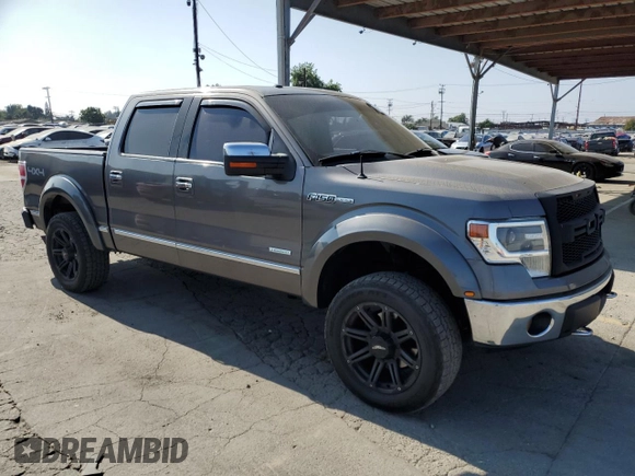 2013 Ford F-150 XL with VIN 1FTFW1ET6DFA19009, listed as a Copart auction lot 62916325 with 132,497 mi miles and Salvage title. Bid and sale history available at DreamBid. Image 4.