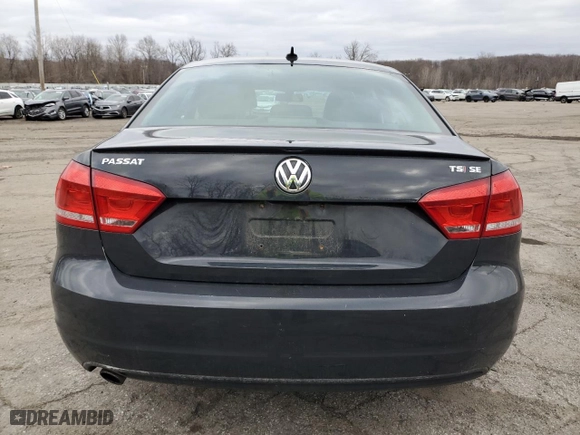 2015 Volkswagen Passat 1.8T Sport with VIN 1VWBT7A3XFC073110, listed as a Copart auction lot 41399305 with 123,086 mi miles and Salvage Title. Bid and sale history available at carsss.com. Image 6.
