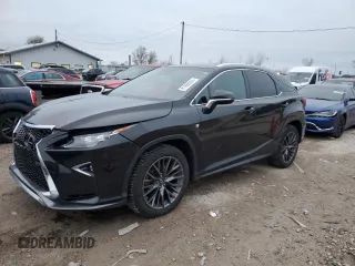 2018 Lexus RX with VIN 2T2BZMCA7JC145274, listed as a Copart auction lot 81988004 with 100,574 mi miles and Salvage Title. Bid and sale history available at carsss.com. Image 1.
