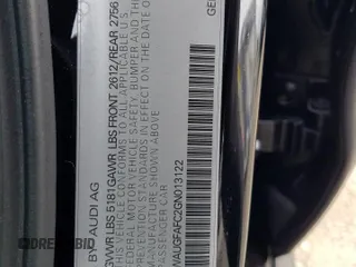 2016 Audi A6 2.0T Premium Plus with VIN WAUGFAFC2GN013122, listed as a Copart auction lot 41892863 with 80,116 mi miles. Bid and sale history available at carsss.com. Image 12.